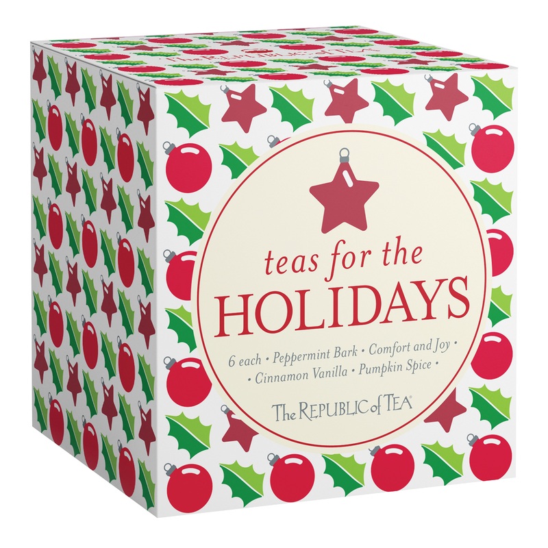 The Republic of Tea Assorted Holiday Tea Cube 24 Count