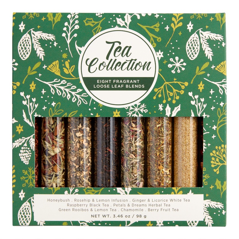 The Tea Collection Loose Leaf Tea Vials 8 Pack
