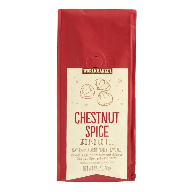 World Market Chestnut Spice Ground Coffee 12 Oz.