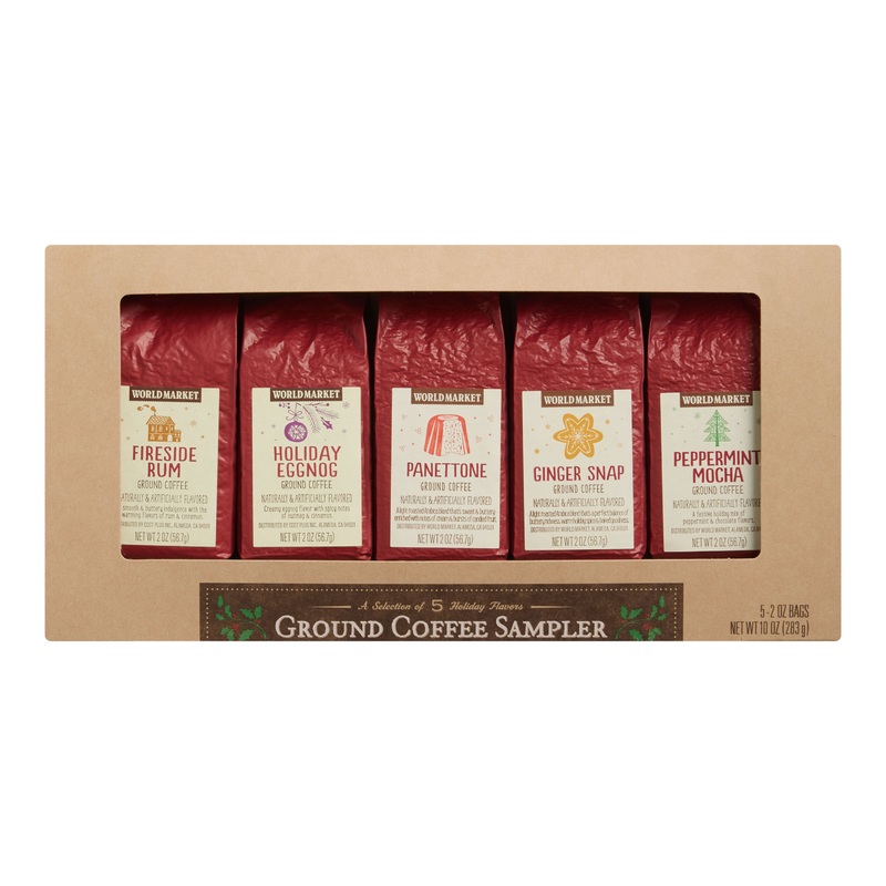 World Market Ground Coffee Holiday Sampler 5 Pack
