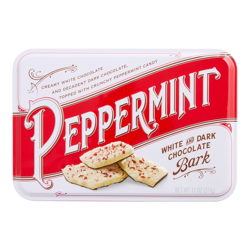 World Market Peppermint Bark Tin