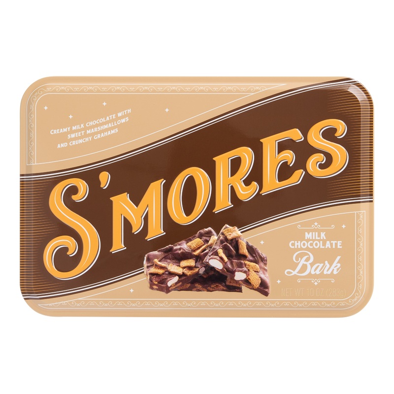 World Market S’mores Milk Chocolate Bark Tin
