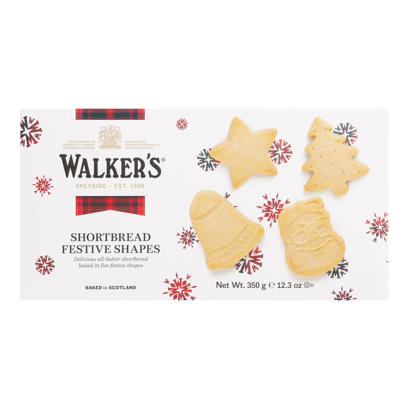 Walker’s Festive Shapes Shortbread
