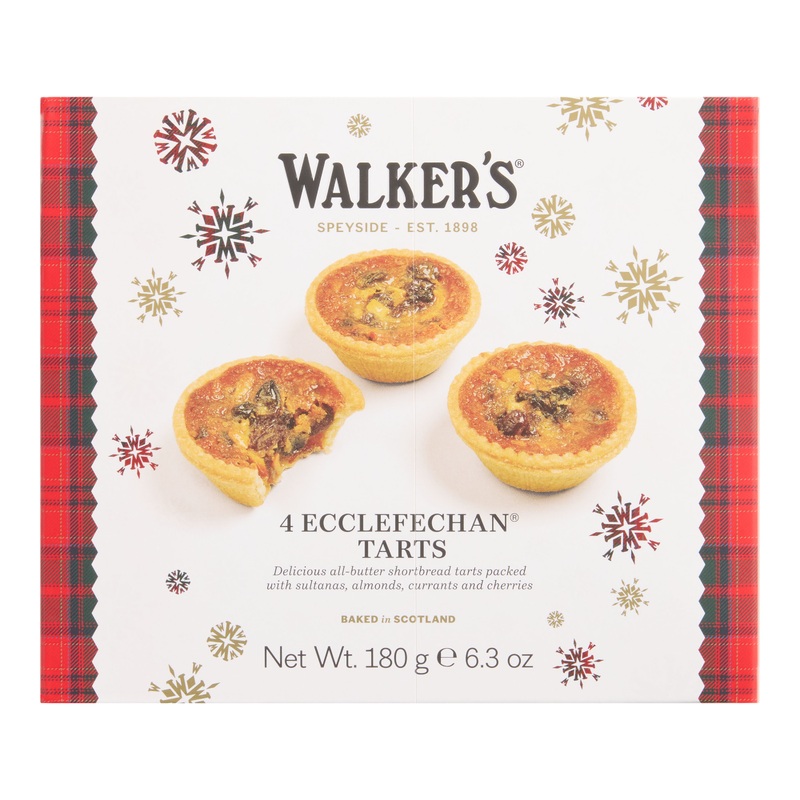 Walker’s Luxury Ecclefechan Tarts 4 Count