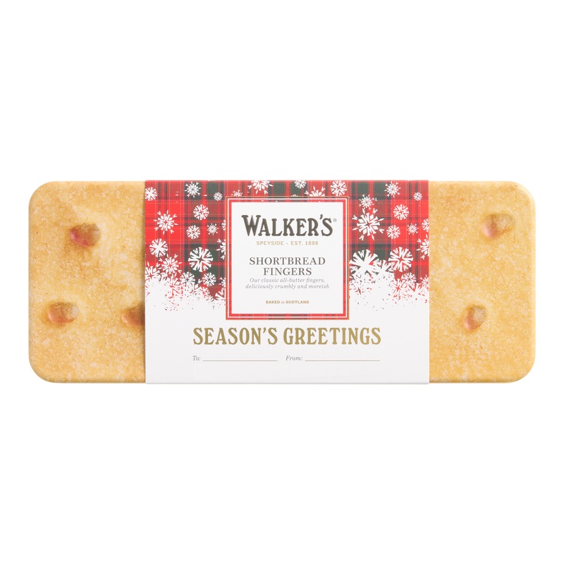 Walker’s Shortbread Fingers Season’s Greetings Tin