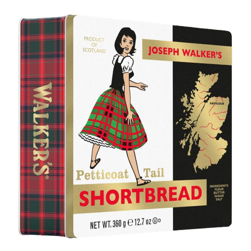 Walker’s Shortbread Kilted Girl Petticoat Tails Tin