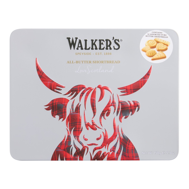 Walker’s Shortbread Scottish Highland Cow Tin