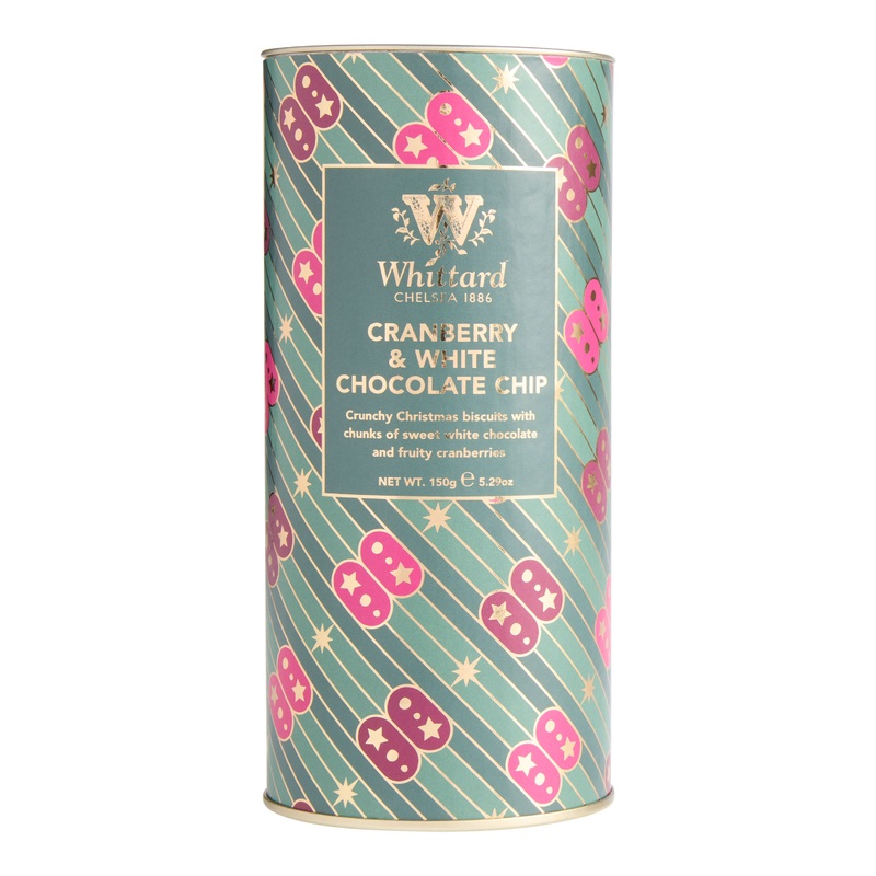 Whittard Cranberry & White Chocolate Chip Cookies Gift Tin