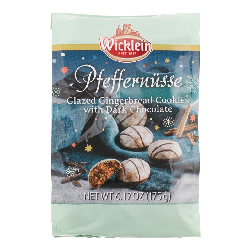 Wicklein Dark Chocolate Pfeffernusse Gingerbread Cookies