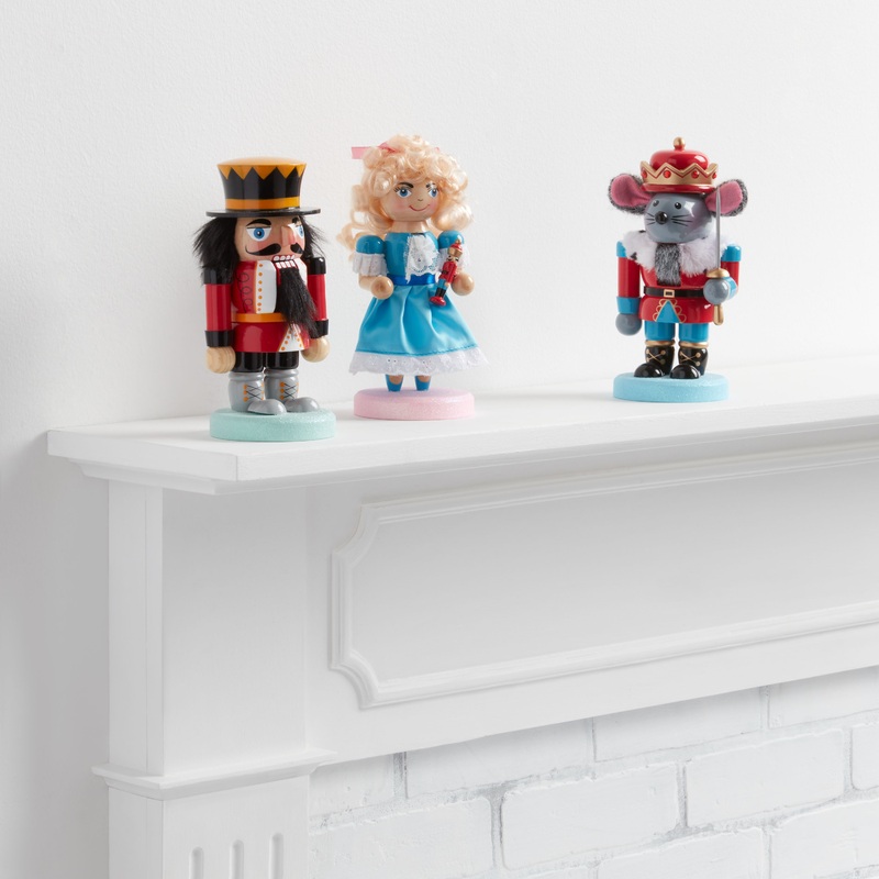 Wood Nutcracker Suite Nutcrackers Set Of 3
