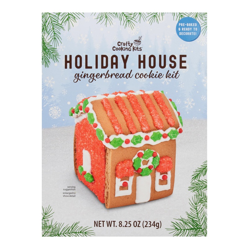 Woodland Holiday Gingerbread House Kit