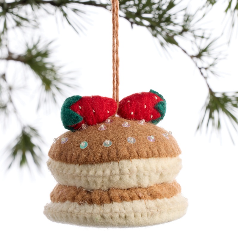 Wool Pancake Stack Ornament