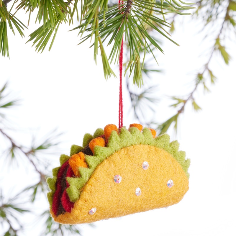 Wool Taco Ornament