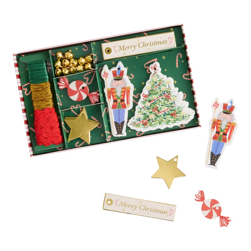All the Trimmings DIY Holiday Gift Tag Kit 45 Piece