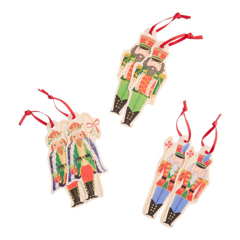 All the Trimmings Nutcracker Holiday Gift Tags 6 Pack
