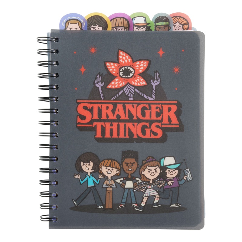 Stranger Things Journal With Tabs