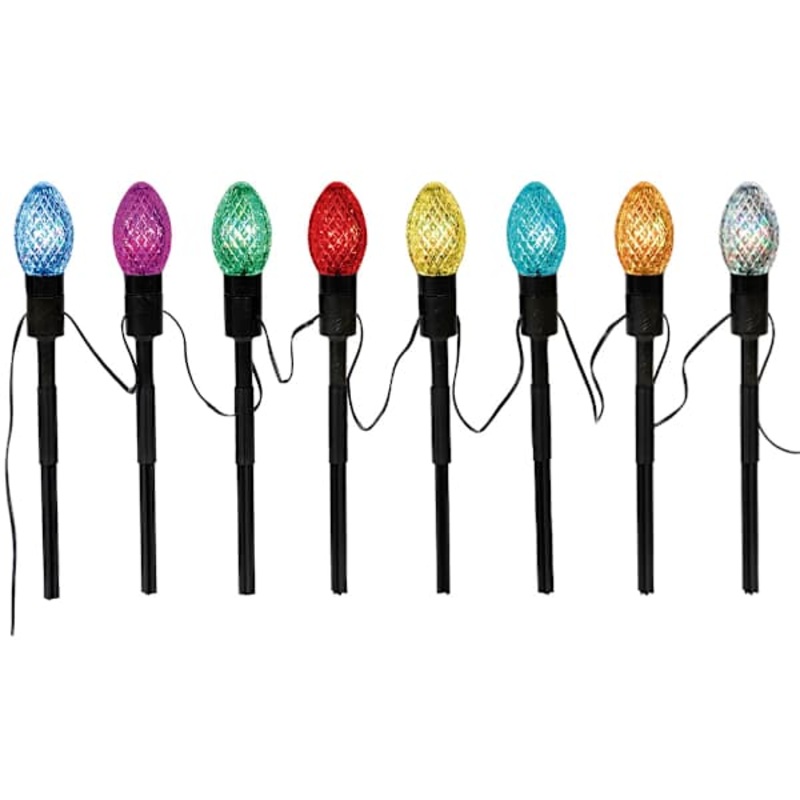 10-Count LED Color Changing Jumbo C9 Lights