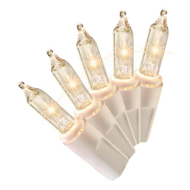 100-Count Clear String Lights with White Wire