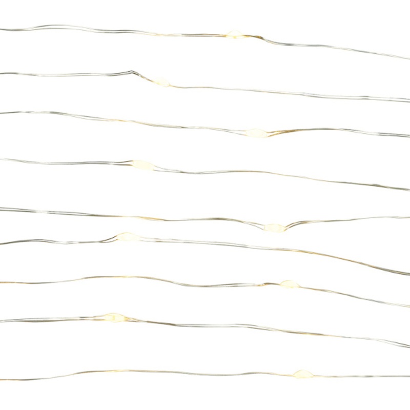 100-Count LED Wire Lights with 8 Functions