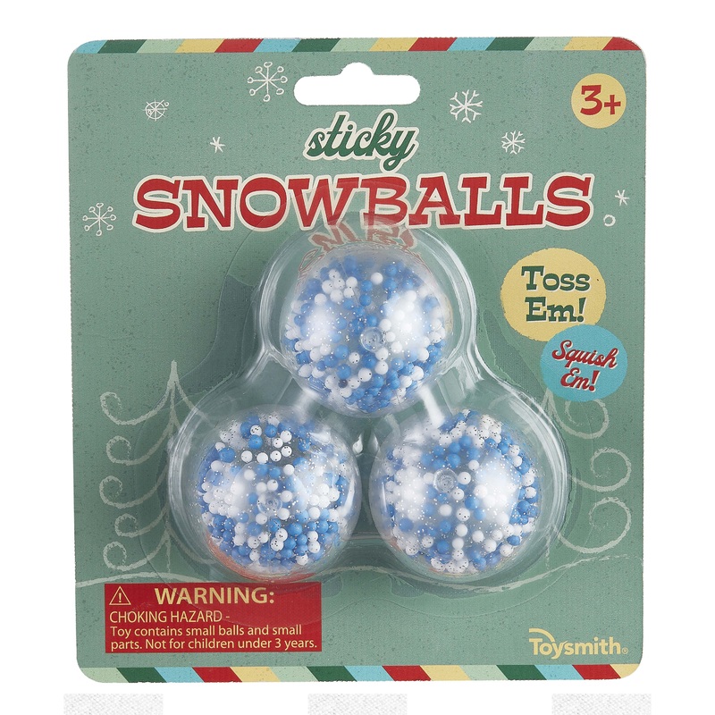 Toysmith Sticky Snowballs 3 Pack