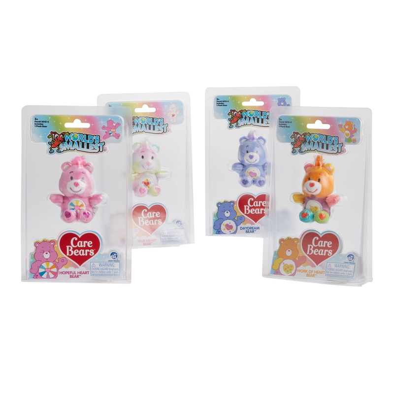 World’s Smallest Plush Care Bears Set of 4