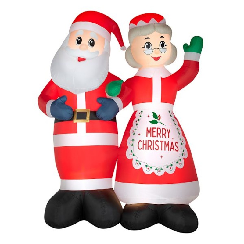 20ft Giant Airblown Santa & Mrs. Claus Inflatable