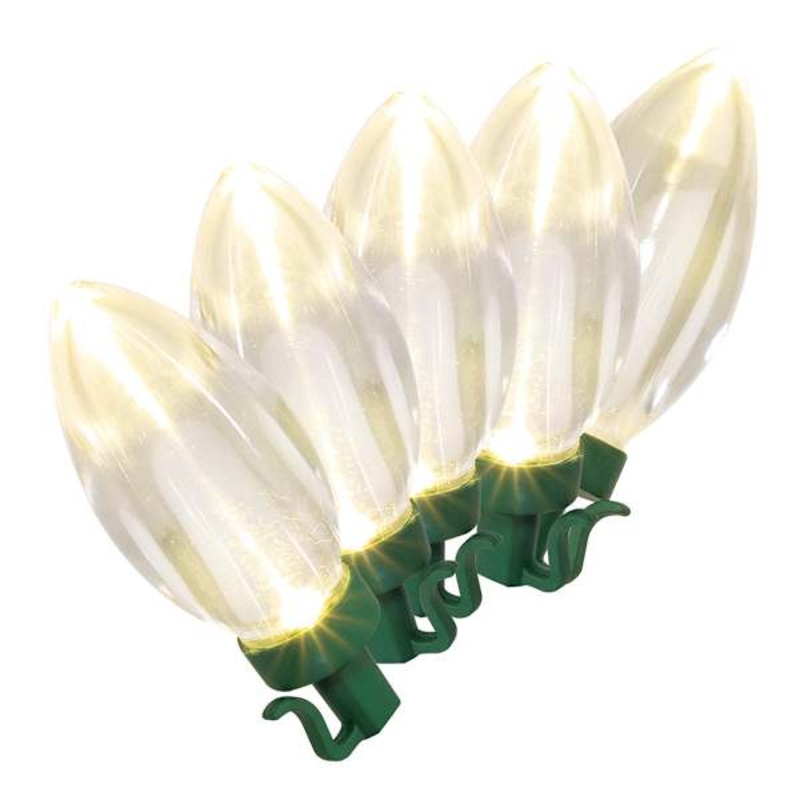 70-Count LED Transparent Warm White C9 String Light Reel