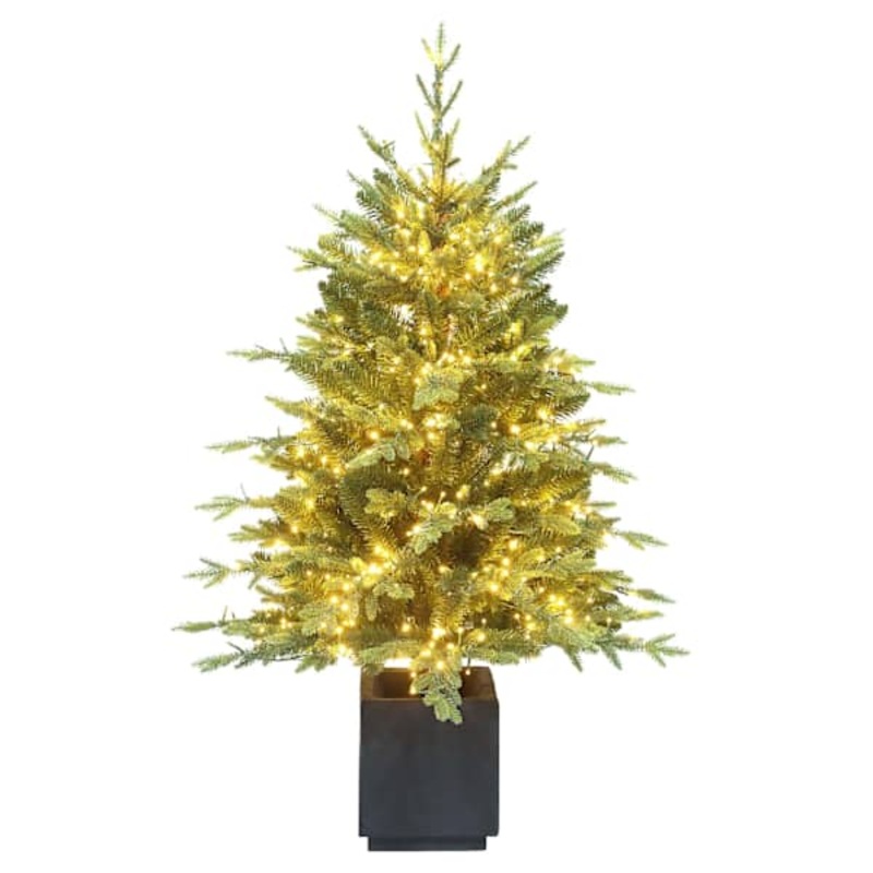 (A32) Pre-Lit Bradley Spruce Porch Tree, 4′