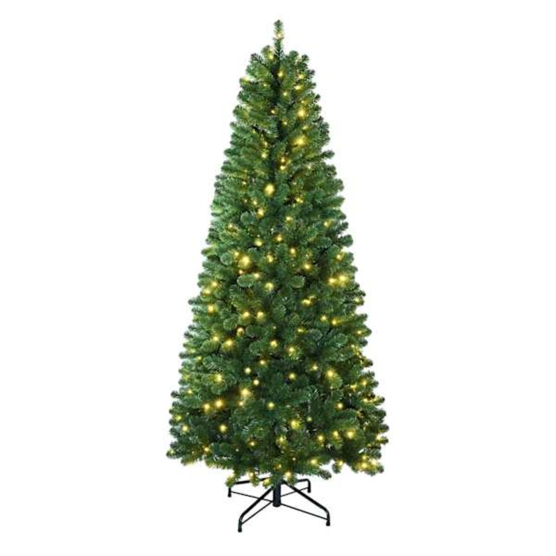 (B1) Pre-Lit LED Granger Fir Christmas Tree, 7′