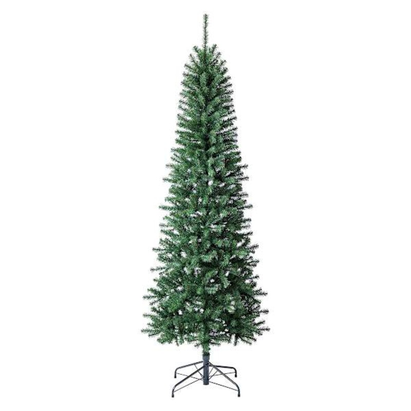 (B32) Unlit Norwegian Slim Fir Christmas Tree, 7.5′