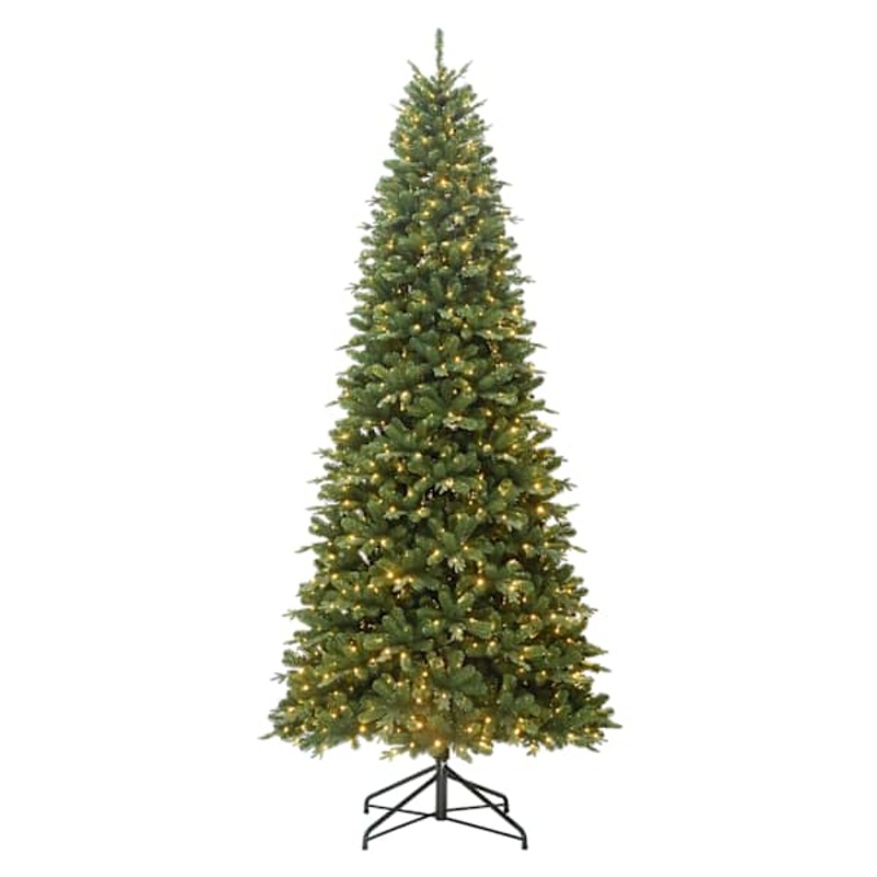 (D2) Pre-Lit Alberta Spruce Christmas Tree, 12′