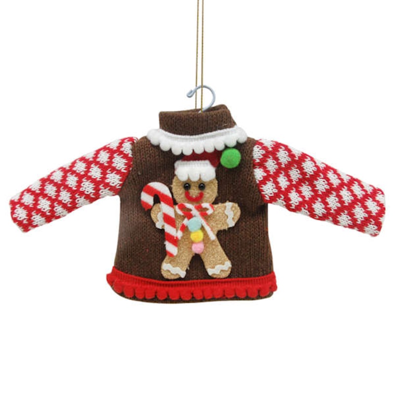 Ugly Sweater Ornament, 5.5″