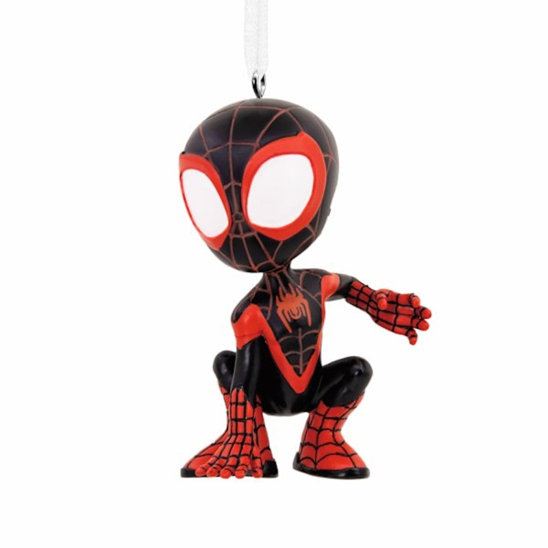 Spider-Man in Black Suit Ornament, 3.5×4.8