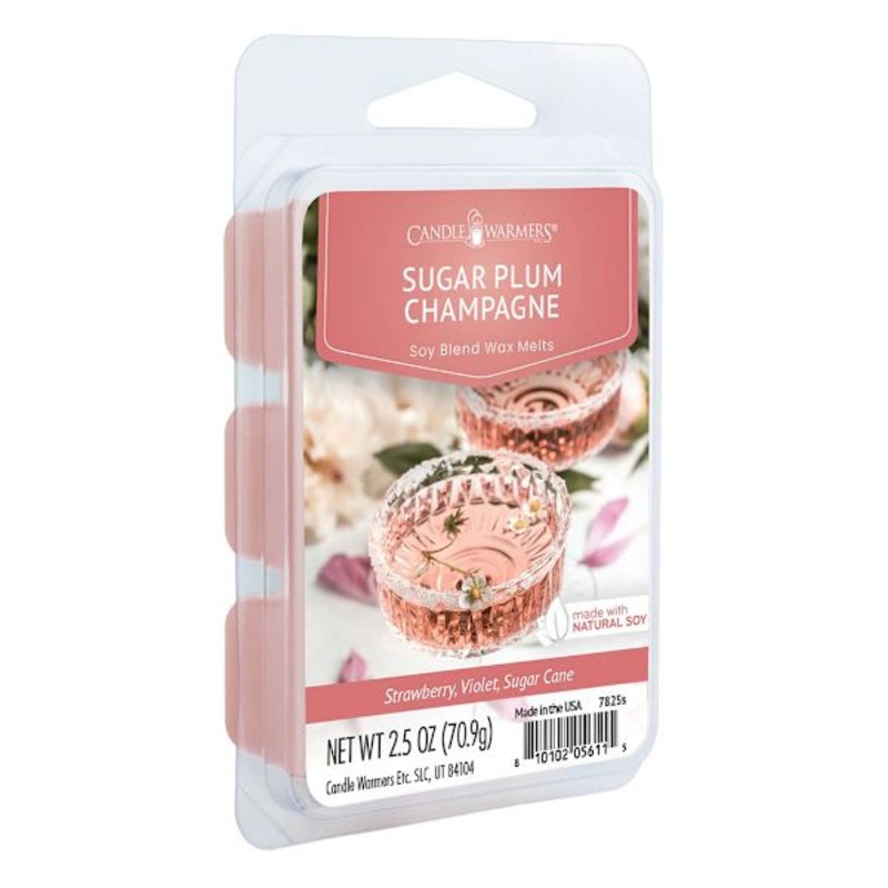 Sugar Plum Champagne Scented Wax Melts, 2.5oz