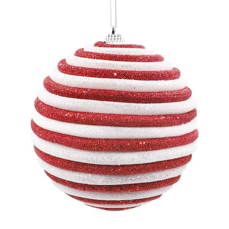 The Elf on the Shelf Red & White Felt Ball Ornament, 4.8″