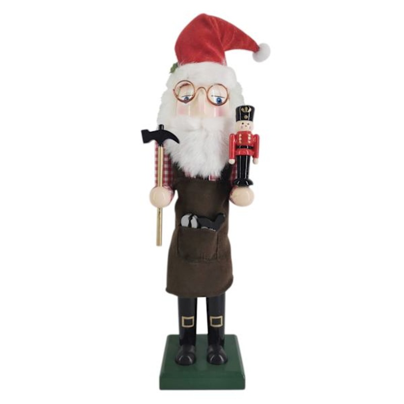 Toymaker Santa Nutcracker, 15″