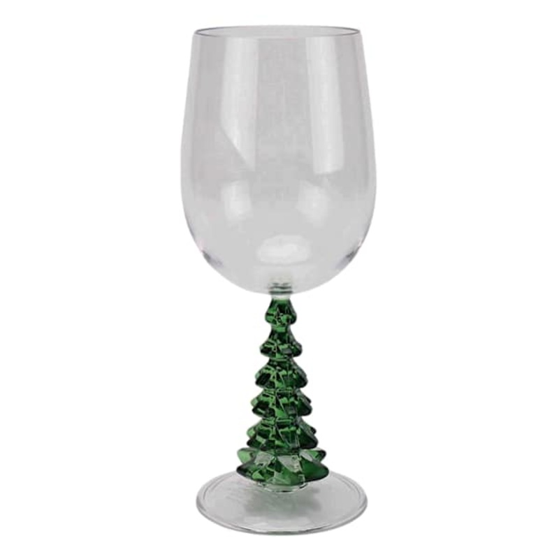Tree Stemmed Wine Glass
