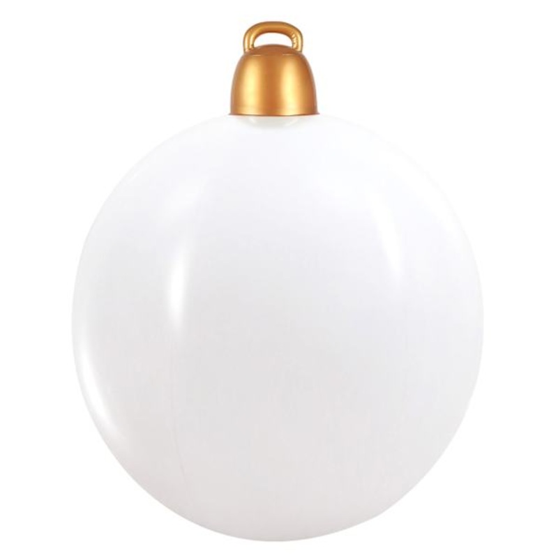 White Blow-Up Ornament, 48″