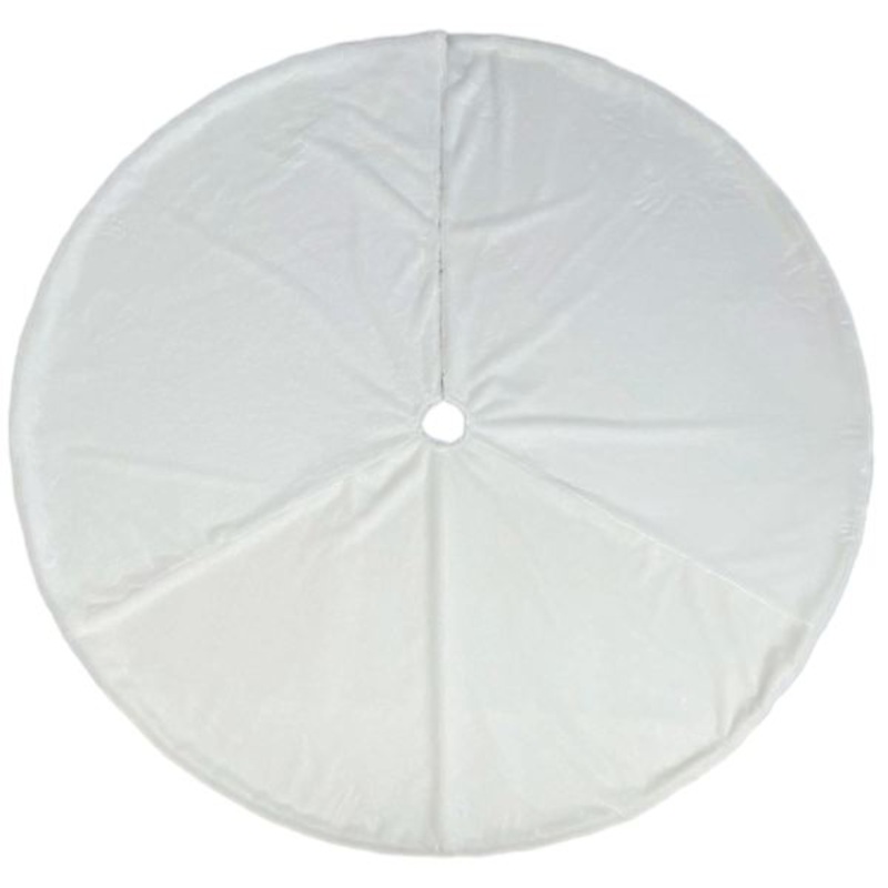 White Plush Tree Skirt, 72″