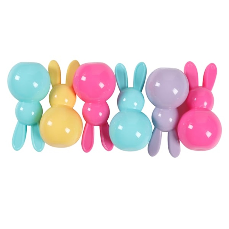 6-Pack Bunny Shaped Plastic Easter Eggs