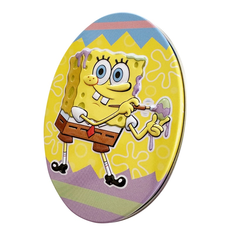 SpongeBob SquarePants Eggstra Sour Strawberry Candy Tin