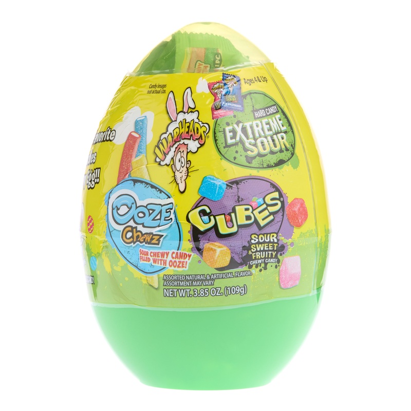Warheads Assorted Sour Candy Easter Egg