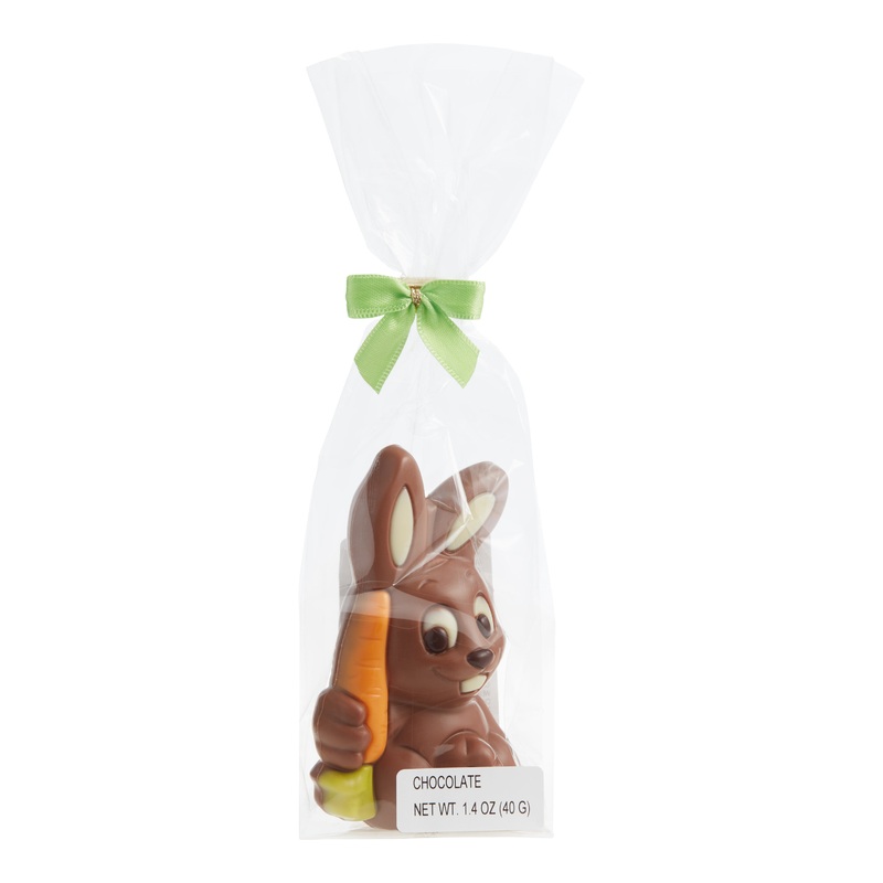 Weibler Hollow Chocolate Bunny With Carrot