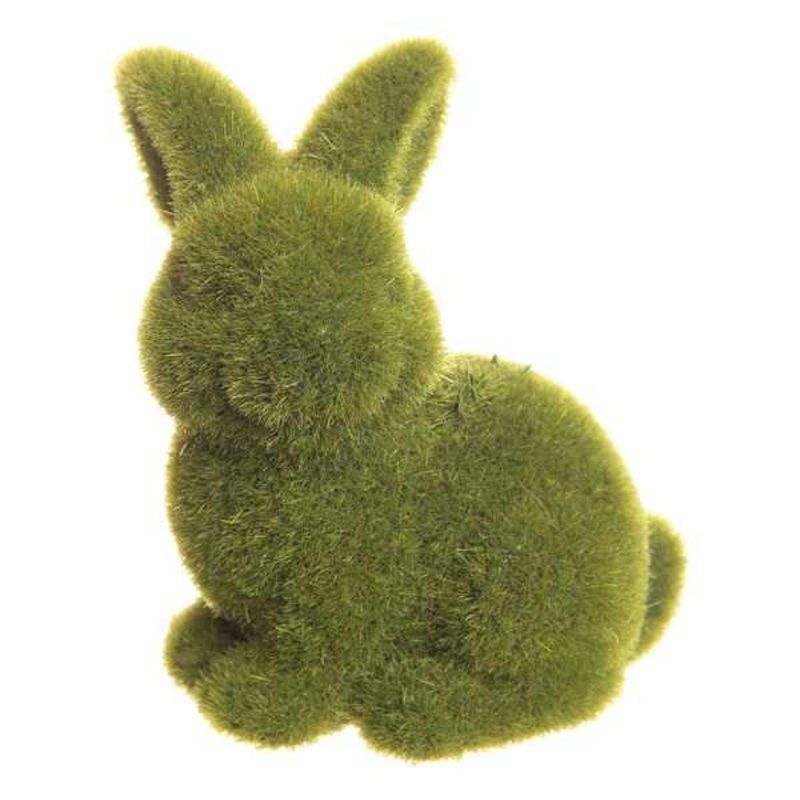 Artificial Moss Sitting Easter Bunny, 4″