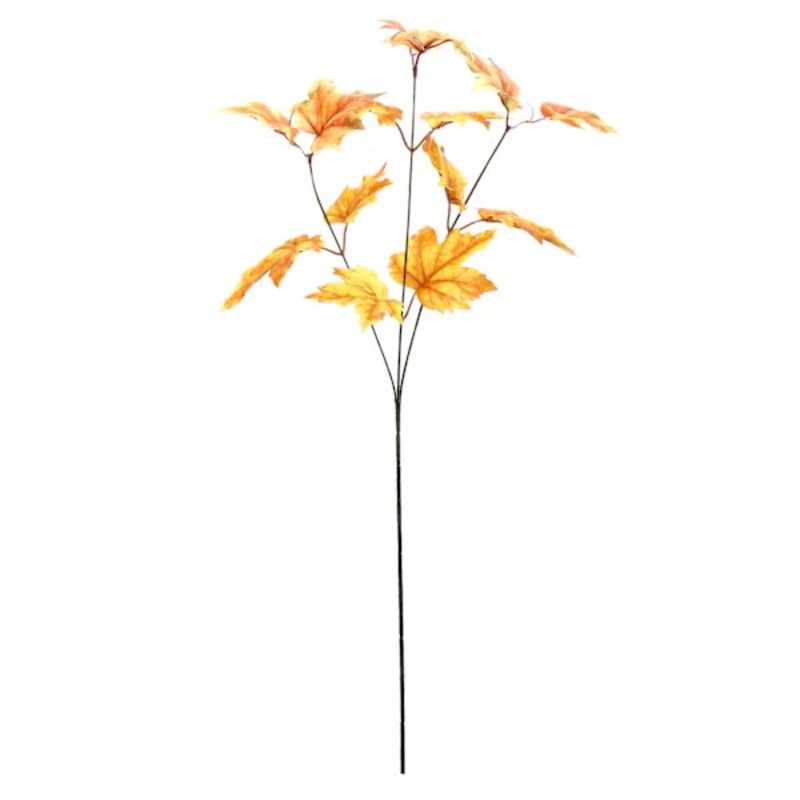 Small Yellow Maple Leaf Stem, 29.5″