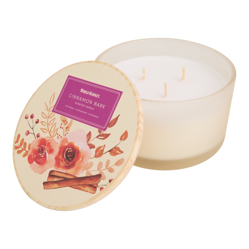 Autumn Grove Cinnamon Bark 3 Wick Scented Candle