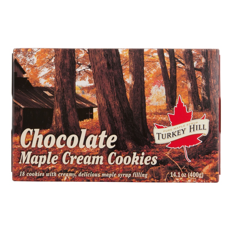 Turkey Hill Chocolate Maple Cream Cookies