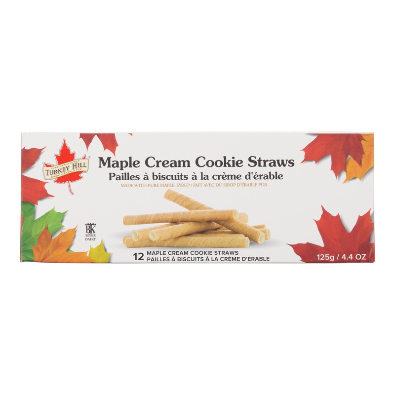 Turkey Hill Maple Cream Cookie Straws Set of 2