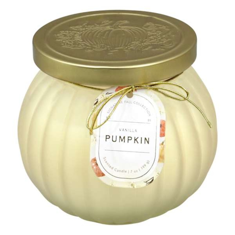 Vanilla Pumpkin Scented Pumpkin Jar Candle, 7oz