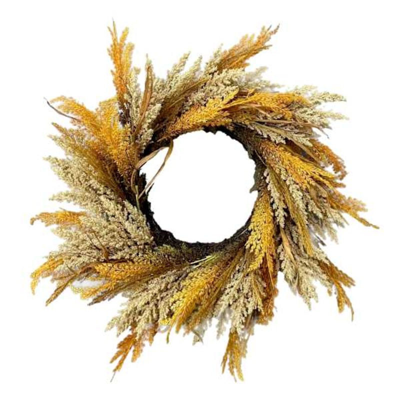Wheat Ear & Pine Wreath, 24″